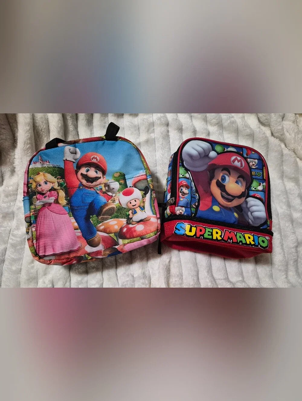 Super Mario Insulated Lunch Box Bundle (2)